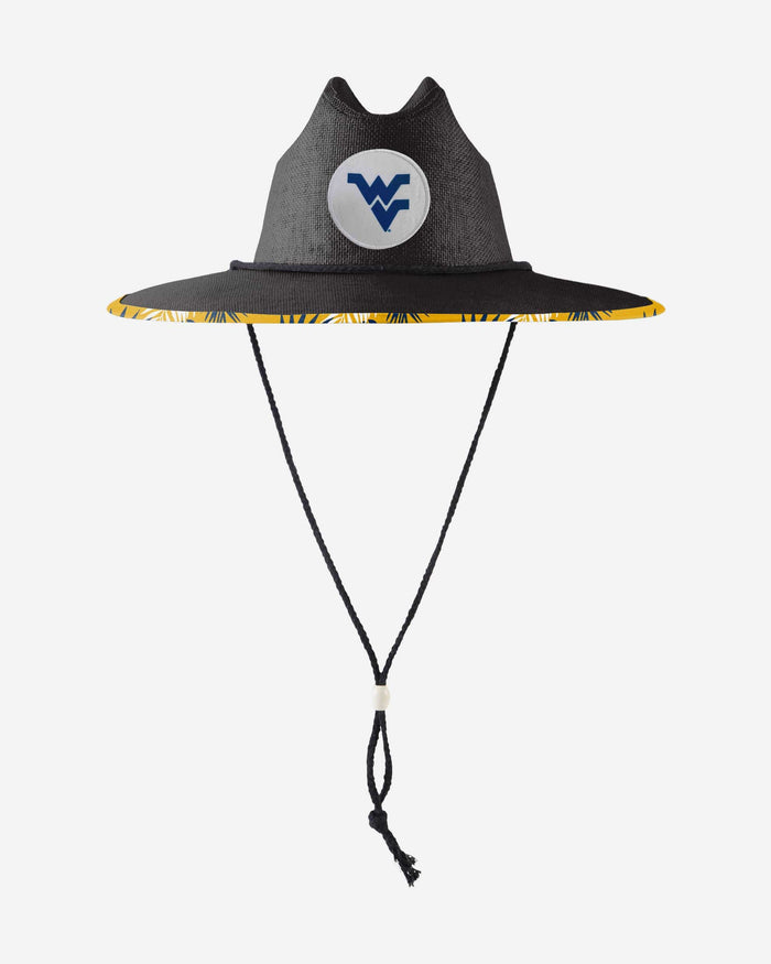 West Virginia Mountaineers Team Color Straw Hat FOCO - FOCO.com