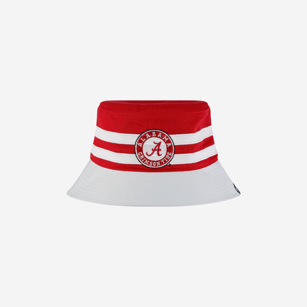 Alabama Crimson Tide Team Stripe Bucket Hat FOCO - FOCO.com