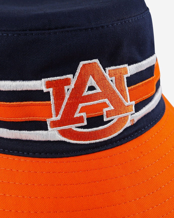 Auburn Tigers Team Stripe Bucket Hat FOCO - FOCO.com