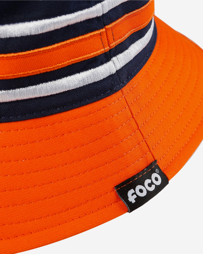 Auburn Tigers Team Stripe Bucket Hat FOCO - FOCO.com