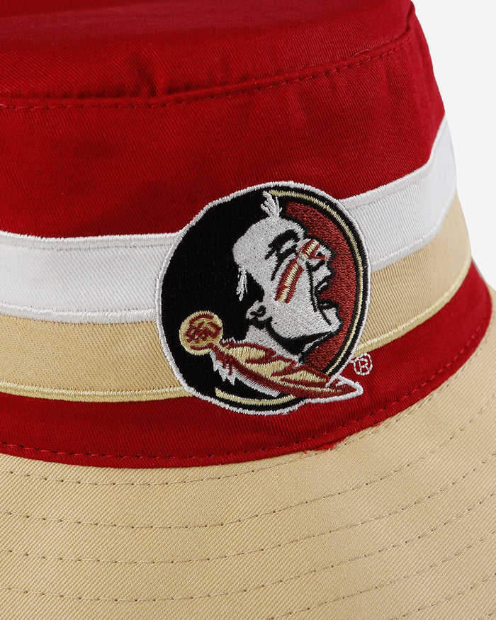 Florida State Seminoles Team Stripe Bucket Hat FOCO - FOCO.com