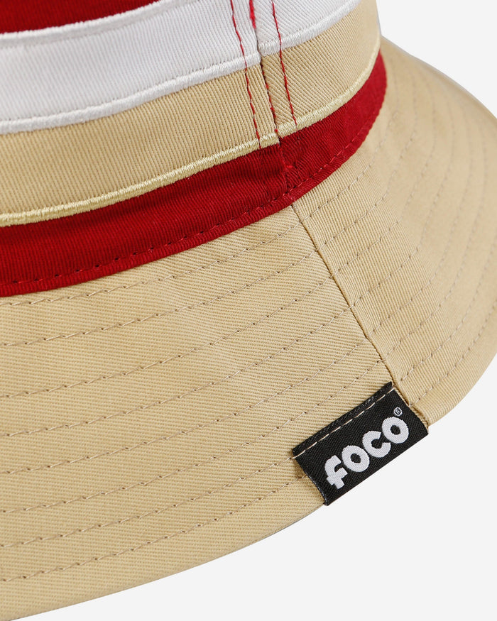 Florida State Seminoles Team Stripe Bucket Hat FOCO - FOCO.com