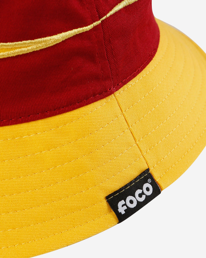 Iowa State Cyclones Team Stripe Bucket Hat FOCO - FOCO.com