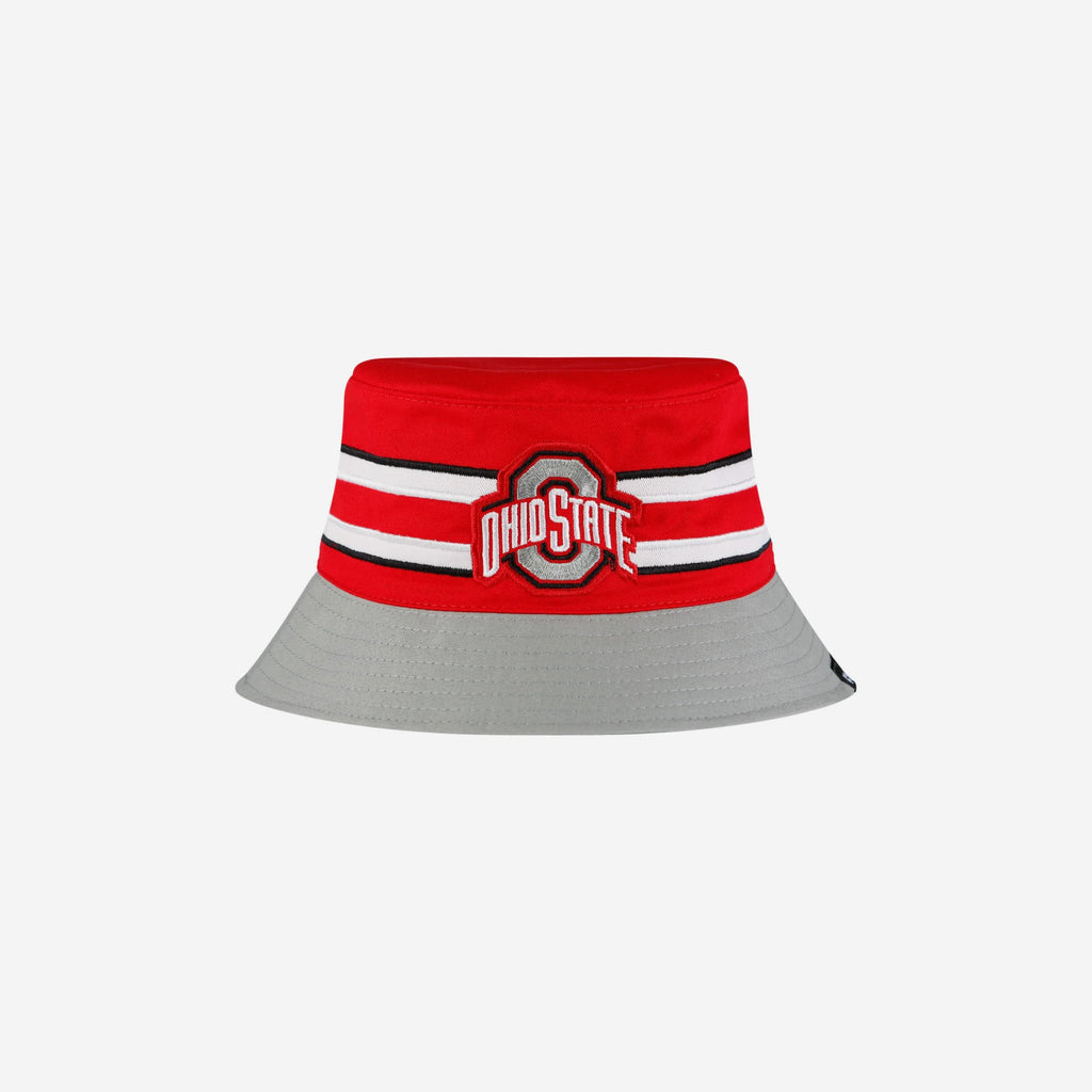 Ohio State Buckeyes Team Stripe Bucket Hat FOCO - FOCO.com