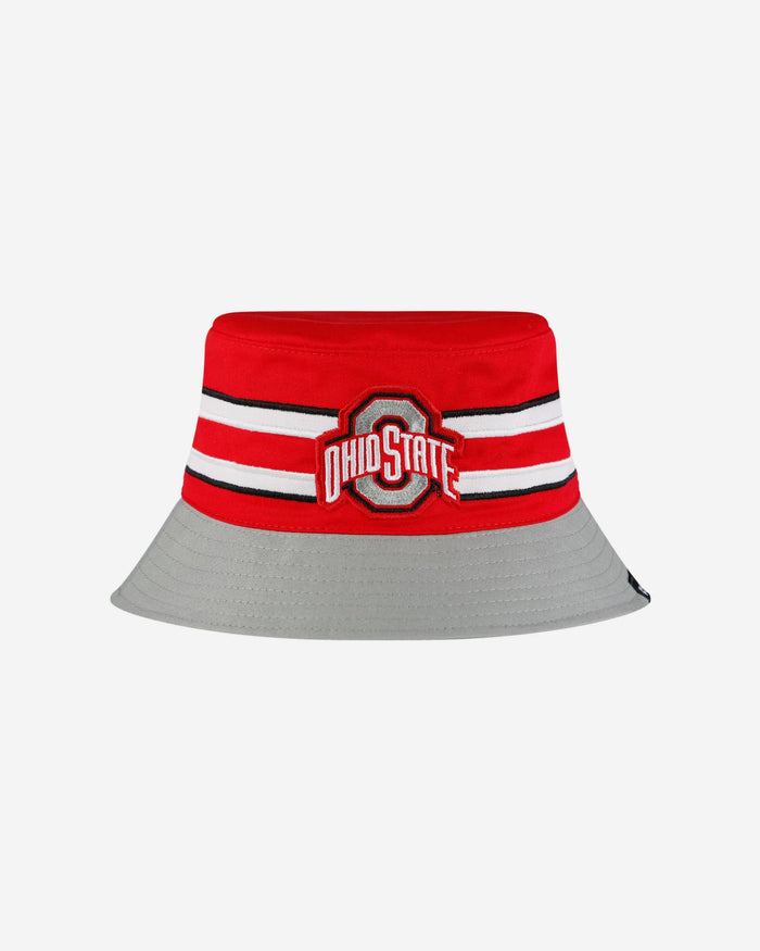 Ohio State Buckeyes Team Stripe Bucket Hat FOCO - FOCO.com