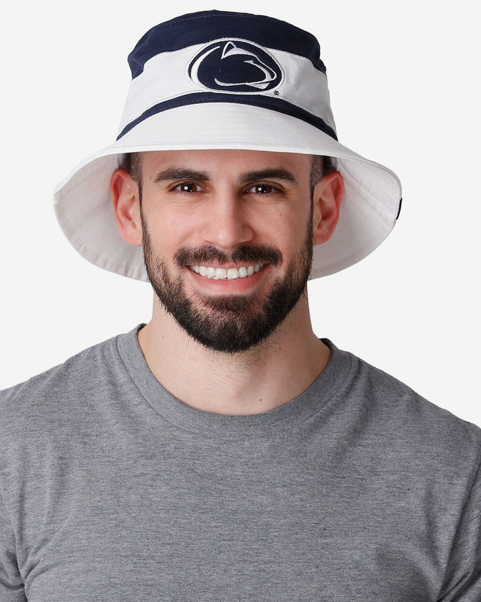 Penn State Nittany Lions Team Stripe Bucket Hat FOCO - FOCO.com