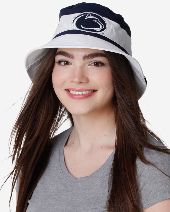 Penn State Nittany Lions Team Stripe Bucket Hat FOCO - FOCO.com