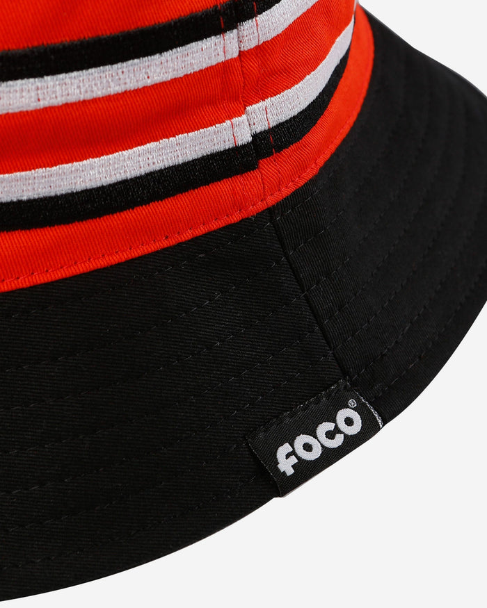 Texas Tech Red Raiders Team Stripe Bucket Hat FOCO - FOCO.com