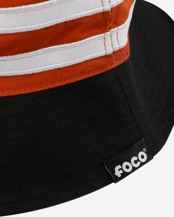 Texas Longhorns Team Stripe Bucket Hat FOCO - FOCO.com