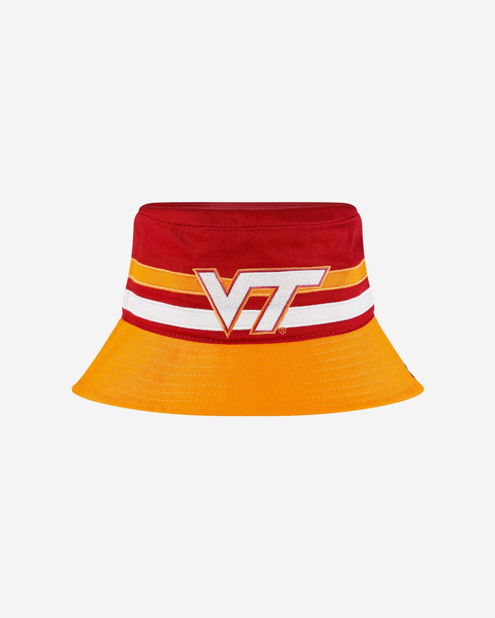 Virginia Tech Hokies Team Stripe Bucket Hat FOCO - FOCO.com