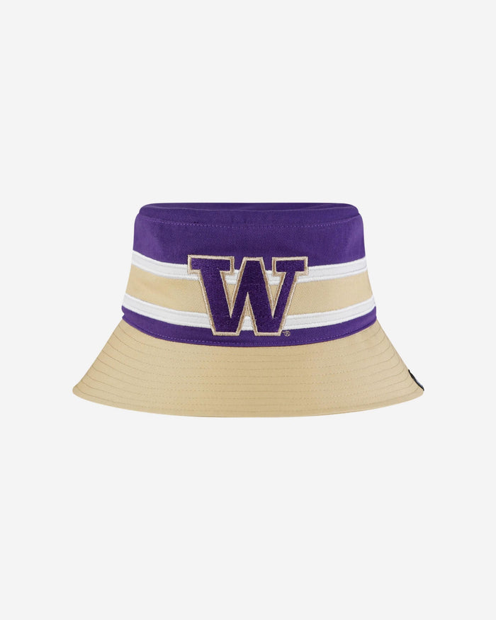 Washington Huskies Team Stripe Bucket Hat FOCO - FOCO.com