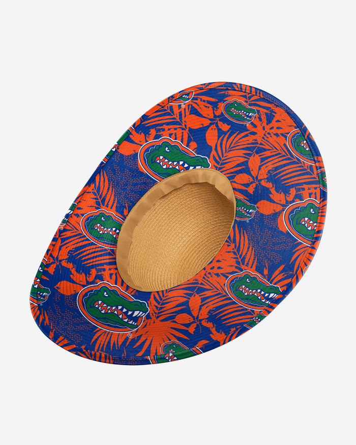 Florida Gators Womens Floral Straw Hat FOCO - FOCO.com