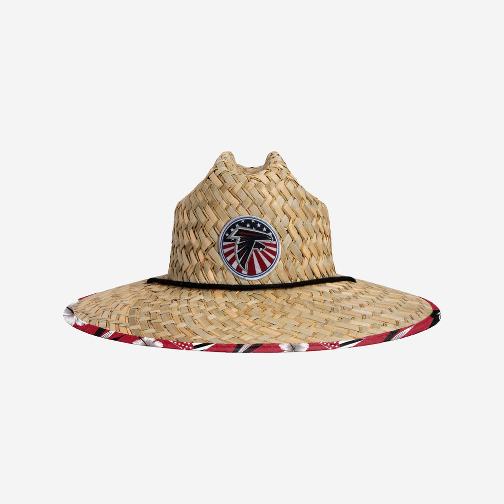 Atlanta Falcons Americana Straw Hat FOCO - FOCO.com