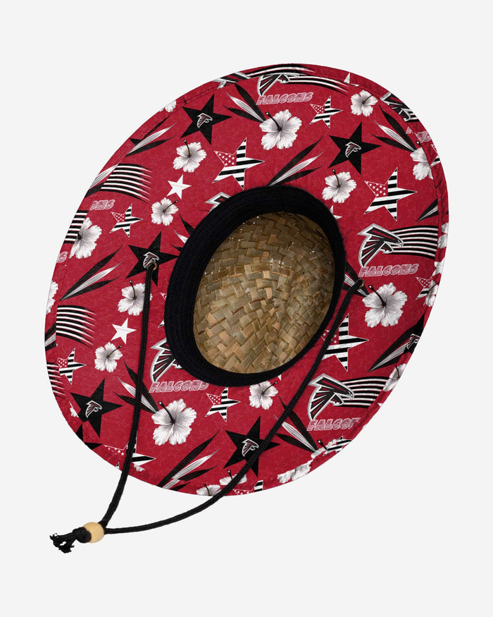 Atlanta Falcons Americana Straw Hat FOCO - FOCO.com