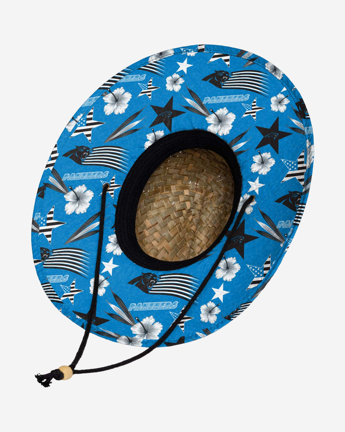 Carolina Panthers Americana Straw Hat FOCO - FOCO.com