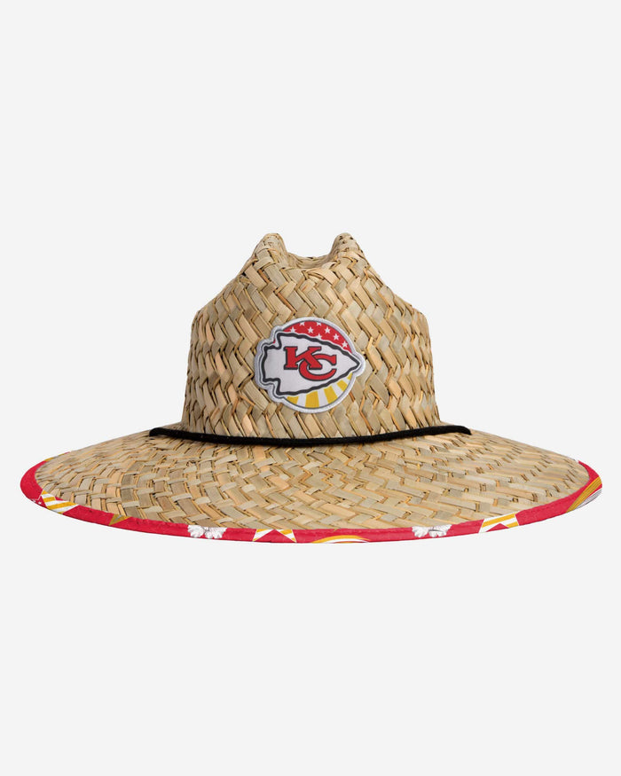 Kansas City Chiefs Americana Straw Hat FOCO - FOCO.com