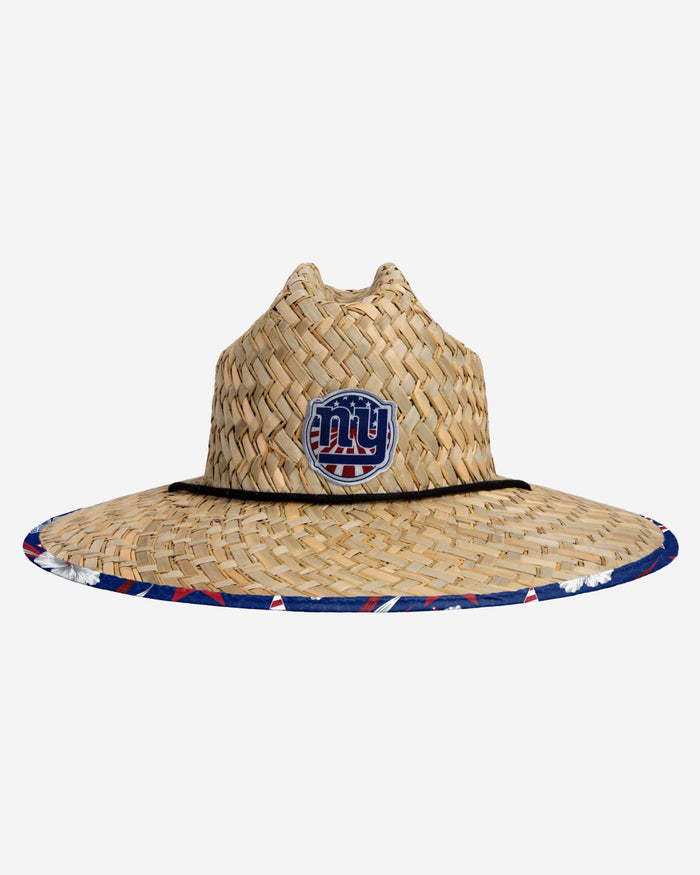 New York Giants Americana Straw Hat FOCO - FOCO.com