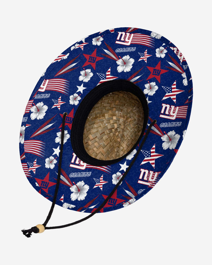 New York Giants Americana Straw Hat FOCO - FOCO.com