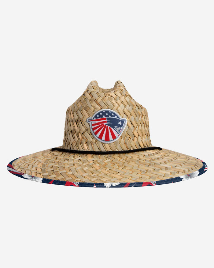 New England Patriots Americana Straw Hat FOCO - FOCO.com