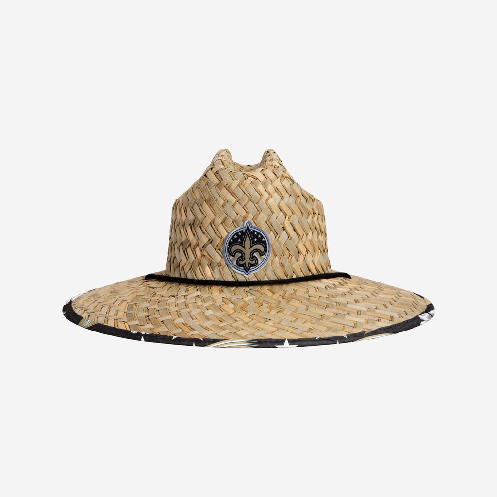 New Orleans Saints Americana Straw Hat FOCO - FOCO.com