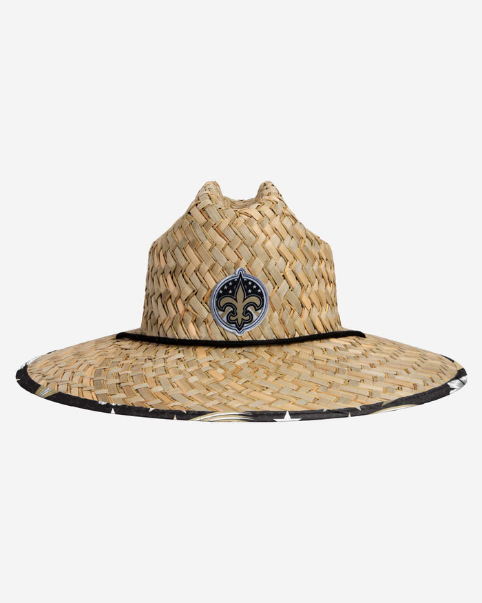 New Orleans Saints Americana Straw Hat FOCO - FOCO.com