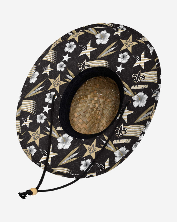 New Orleans Saints Americana Straw Hat FOCO - FOCO.com