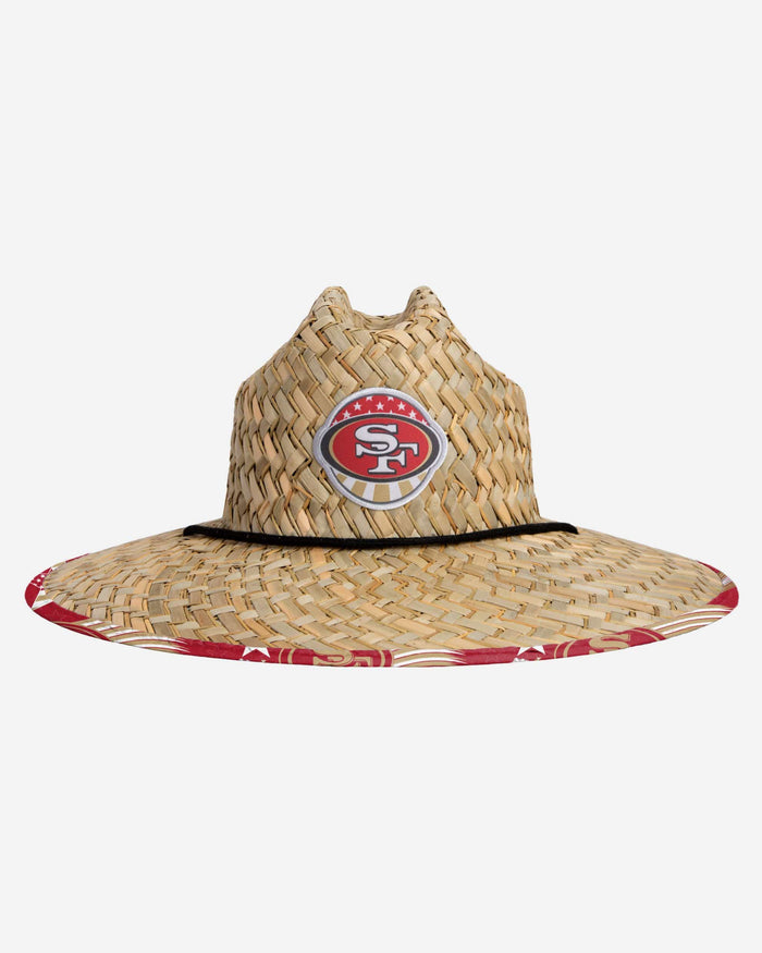 San Francisco 49ers Americana Straw Hat FOCO - FOCO.com