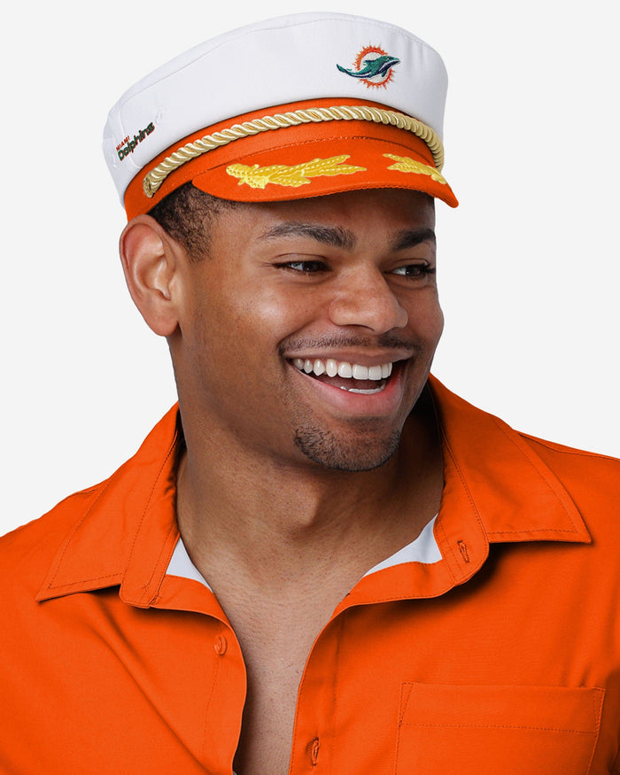 Miami Dolphins Captains Hat FOCO - FOCO.com