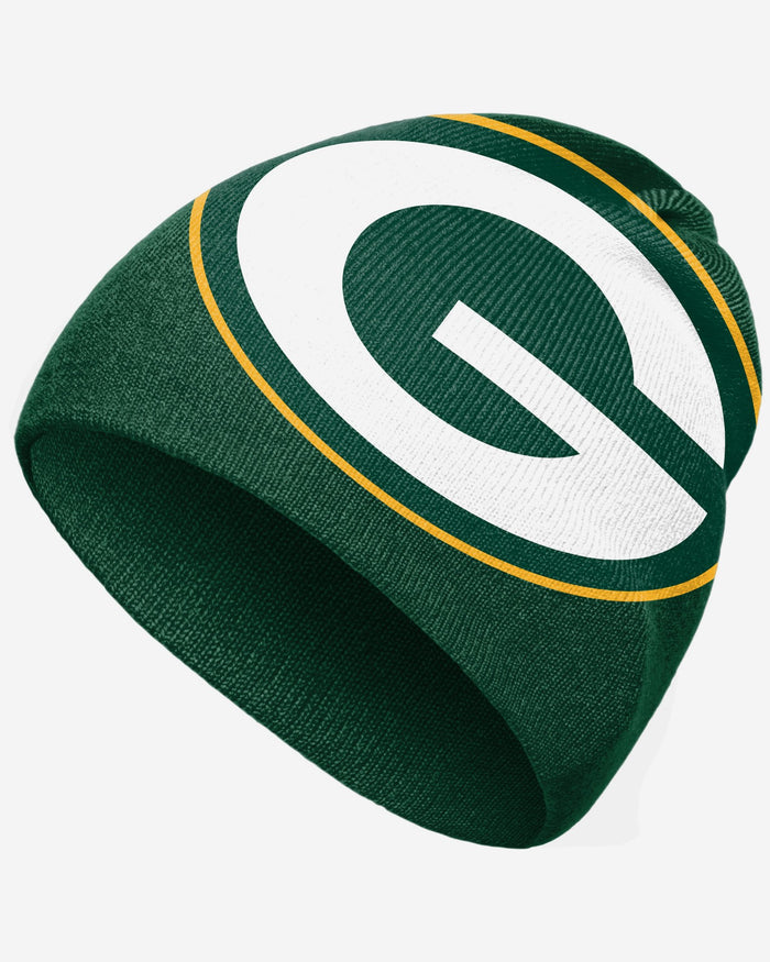 Green Bay Packers Big Logo Skullcap Beanie FOCO - FOCO.com