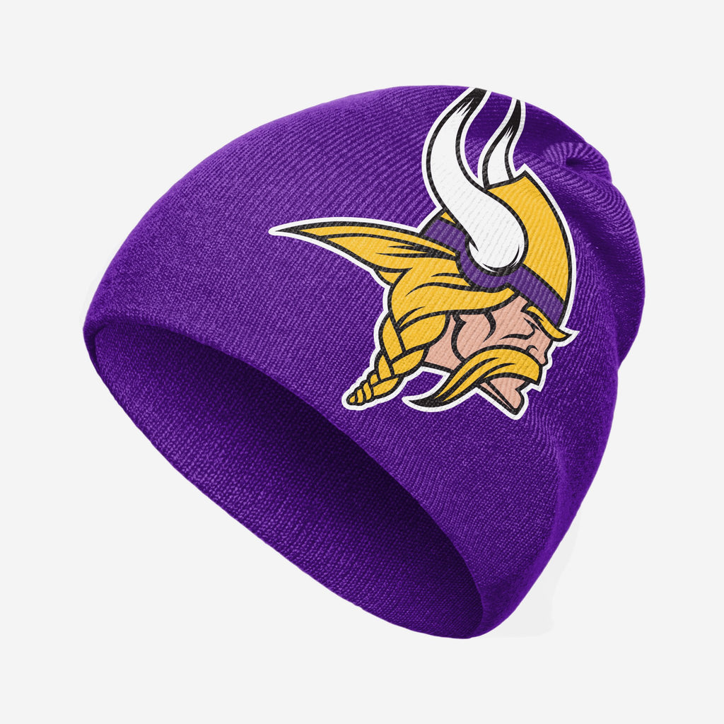 Minnesota Vikings Big Logo Skullcap Beanie FOCO - FOCO.com