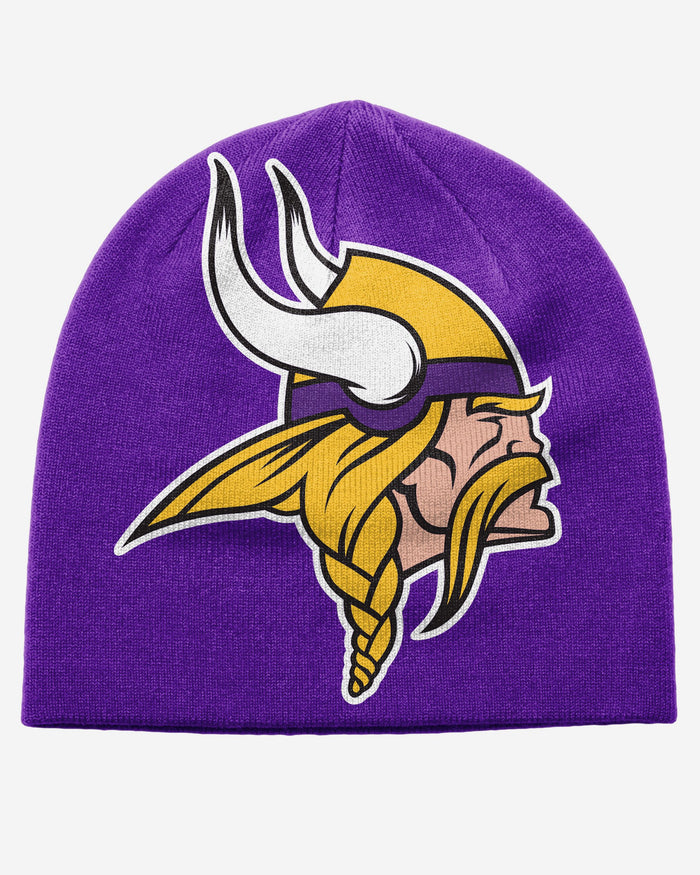 Minnesota Vikings Big Logo Skullcap Beanie FOCO - FOCO.com