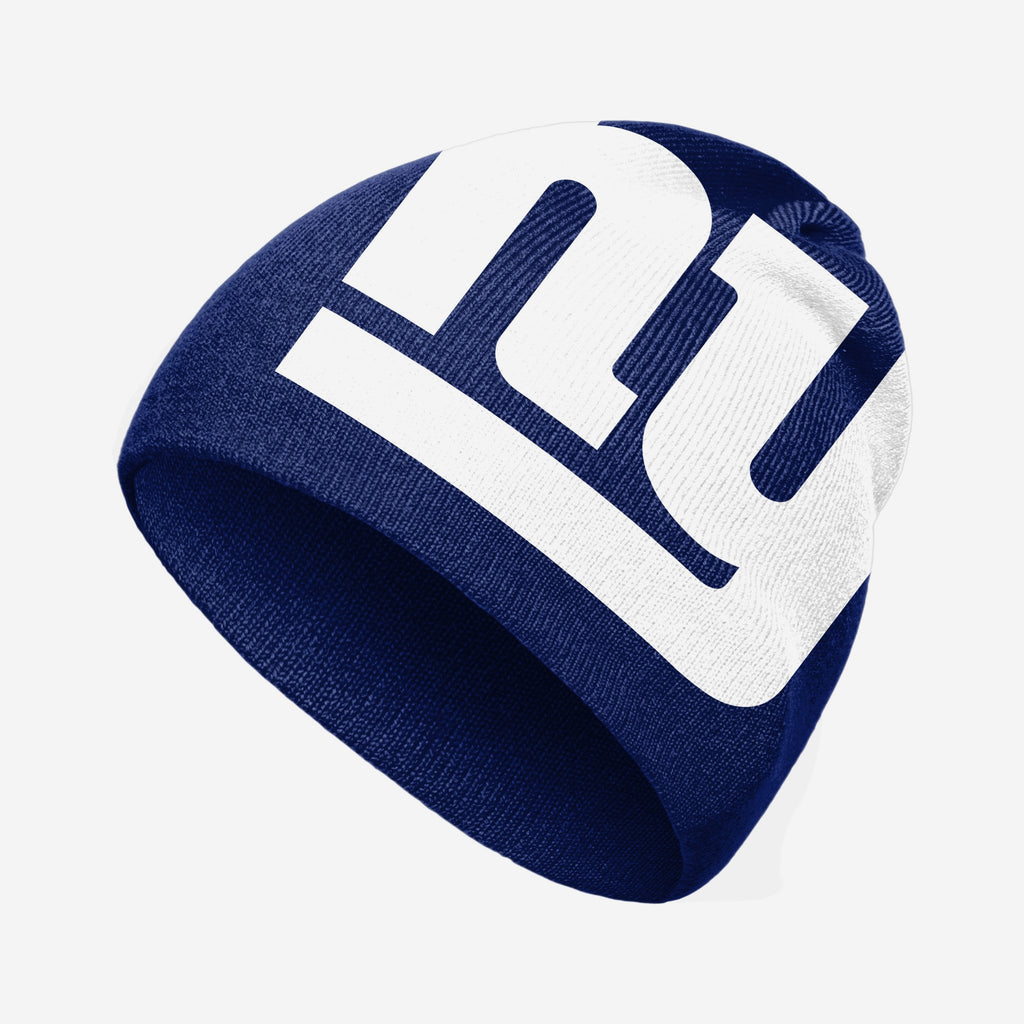 New York Giants Big Logo Skullcap Beanie FOCO - FOCO.com