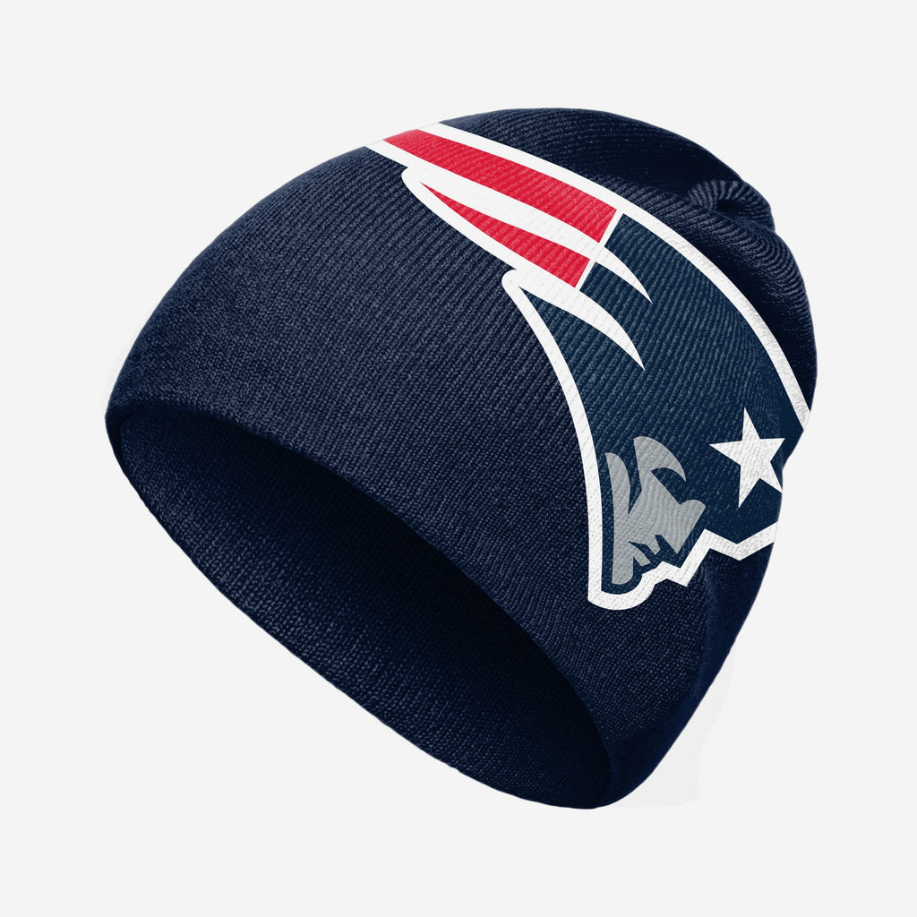 New England Patriots Big Logo Skullcap Beanie FOCO - FOCO.com