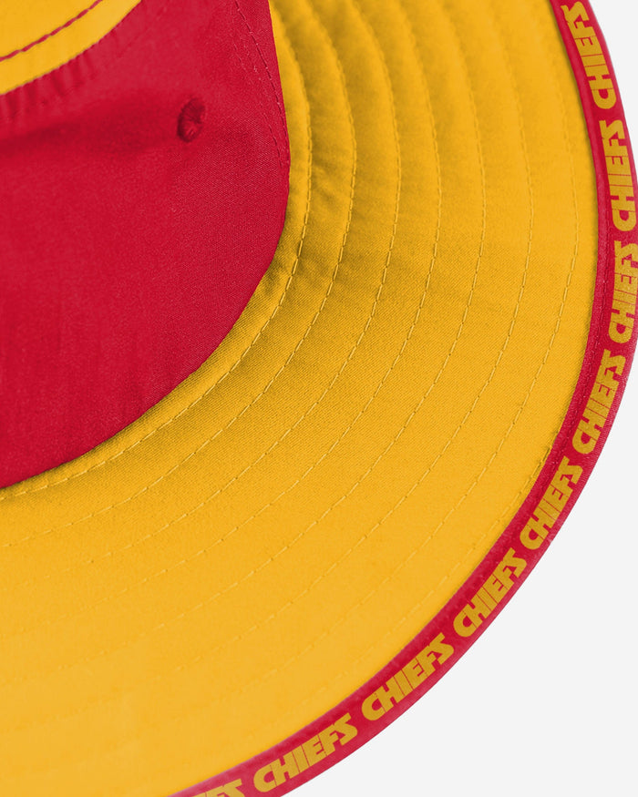 Kansas City Chiefs Colorblock Boonie Hat FOCO - FOCO.com