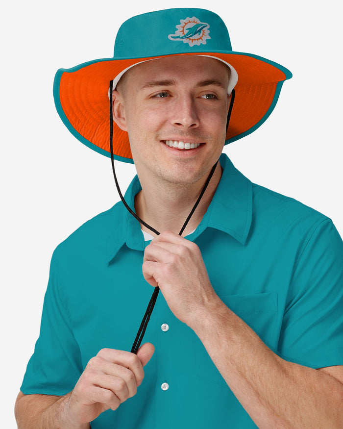 Miami Dolphins Colorblock Boonie Hat FOCO - FOCO.com