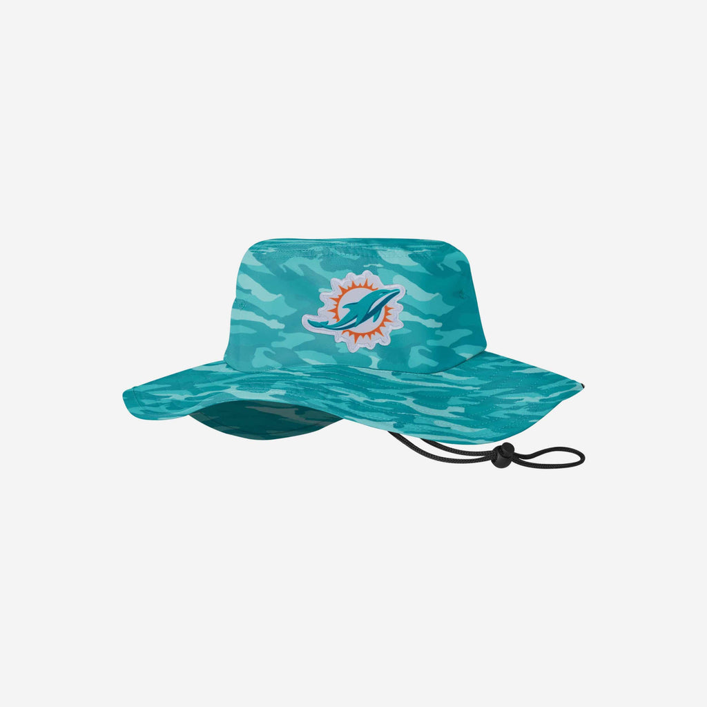 Miami Dolphins Camo Boonie Hat FOCO - FOCO.com