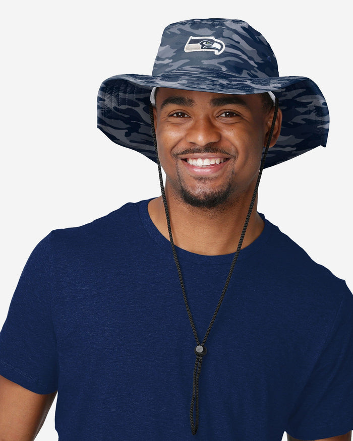 Seattle Seahawks Camo Boonie Hat FOCO - FOCO.com