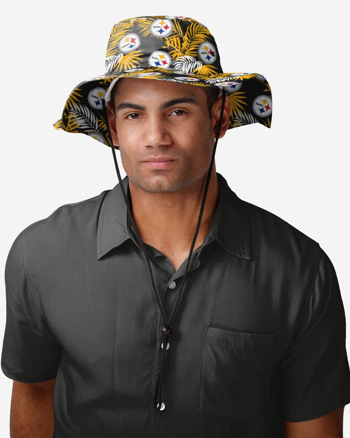 Pittsburgh Steelers Floral Boonie Hat FOCO - FOCO.com