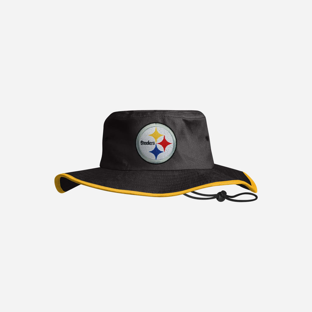 Pittsburgh Steelers Solid Boonie Hat FOCO - FOCO.com