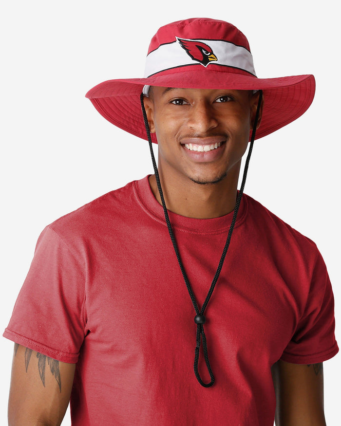 Arizona Cardinals Team Stripe Boonie Hat FOCO - FOCO.com