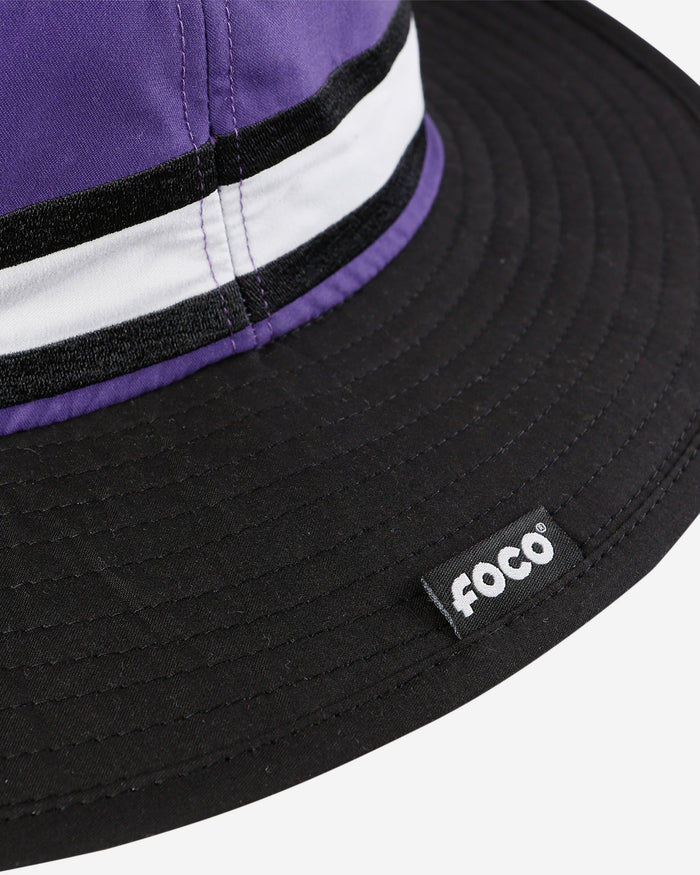 Baltimore Ravens Team Stripe Boonie Hat FOCO - FOCO.com