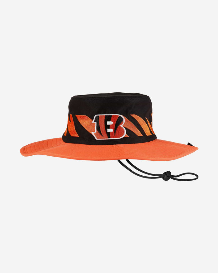 Cincinnati Bengals Team Stripe Boonie Hat FOCO - FOCO.com