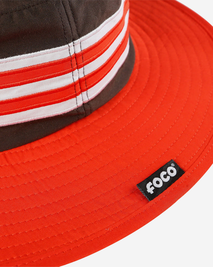 Cleveland Browns Team Stripe Boonie Hat FOCO - FOCO.com