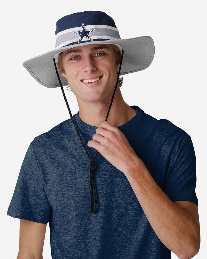 Dallas Cowboys Team Stripe Boonie Hat FOCO - FOCO.com