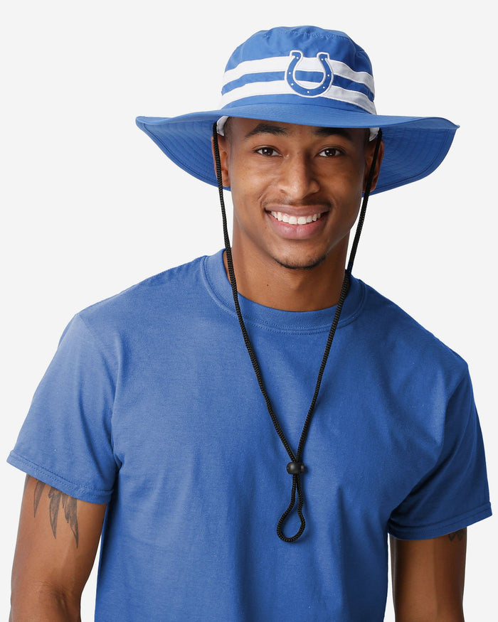 Indianapolis Colts Team Stripe Boonie Hat FOCO - FOCO.com