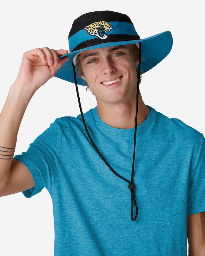 Jacksonville Jaguars Team Stripe Boonie Hat FOCO - FOCO.com