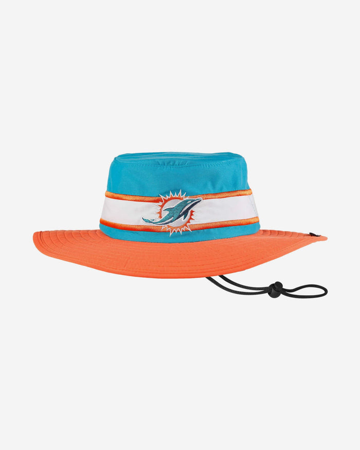 Miami Dolphins Team Stripe Boonie Hat FOCO - FOCO.com