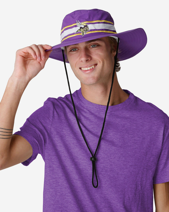 Minnesota Vikings Team Stripe Boonie Hat FOCO - FOCO.com