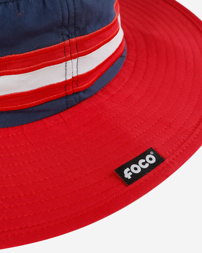 New England Patriots Team Stripe Boonie Hat FOCO - FOCO.com