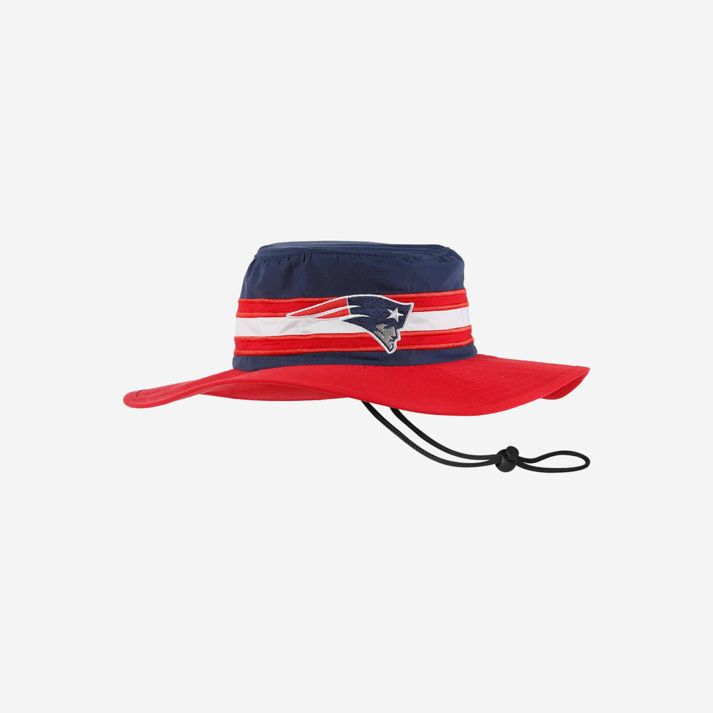 New England Patriots Team Stripe Boonie Hat FOCO - FOCO.com